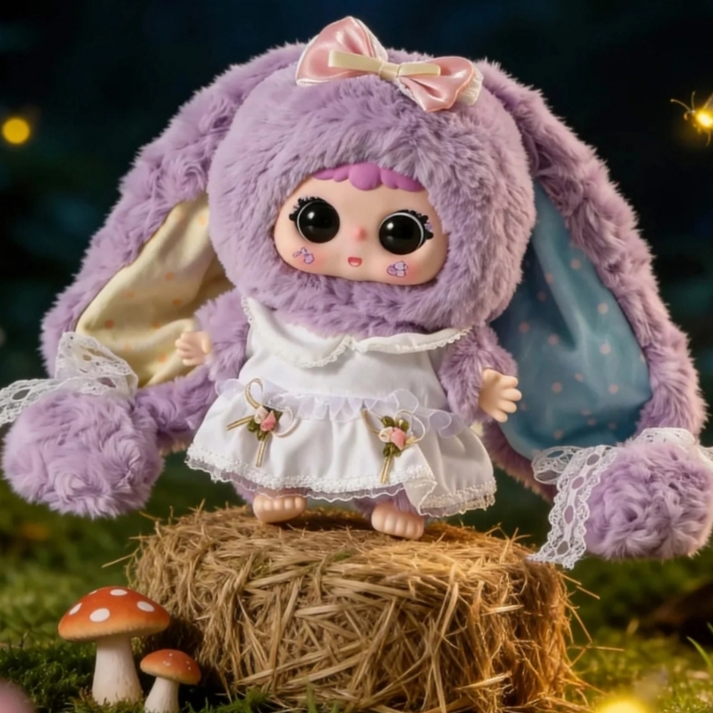 Jiimo 400% Forest Dream Plush NEW Purple Bunny